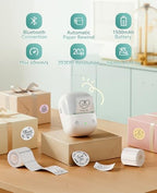 NIIMBOT B2 Label Maker Machine with Tape for Home Office, Gray White - Image 5