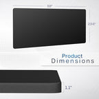 VIVO Black 60 x 24 inch Solid Table Top, DESK-TOP60B - Image 3