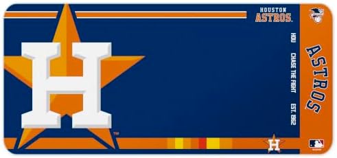 SOAR MLB Official Established Primary Logo Wordmark Home Office Desk Pad Mouse Pad Mat 35" x 16" (Houston Astros, Houston Astros) - Image 2
