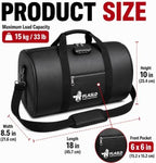 FLASLD Fireproof Document Bag with Lock, 18x10x8.5in Large Fireproof Waterproof Storage Bag, Silicone Coated Fiberglass Emergency Bag with Shoulder Strap for Laptop, Cash, Passport, Home Office - Image 2
