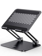 UGREEN Tablet Stand Holder for Desk Dual Rod Support Aluminum Tablet Holder Adjustable Multi-Angle Home Office Accessories Compatible with iPad Pro 13 12 11 10.5 Air Mini 5 4 3 2 Phone E-Reader Black by UGREEN