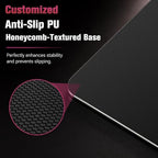 Glass Gaming Mouse Pad, 5.0 Nano Etched Surface, Custom PU Non Slip Base, Esports Level Speed & Precision, Tempered Glass, Waterproof & Durable, 410mm*310mm Multi-Use Sizes (Supercar) - Image 4