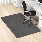 Blvornl Office Chair Mat for Hardwood Floor, Computer Chair Mat, 40"x 55" Desk Mat for Hard Wood, Large Anti-Slip Hard Floor Protector Rolling Chair Mat, PVC Mat Desk Rug for Office Home, Black by Blvornl