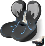 Seat Cushion with Lumbar Support Pillow,Ergonomic Chiar Cushion by XZdream
