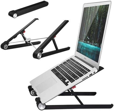Adjustable Laptop Stand for Desk, Portable Notebook Riser Fits 18 17 16 15 by Unknown