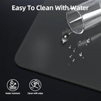 ATTACK SHARK CM05 Glass Gaming Mouse Pad,17.7x15.7 in Large Mouse Mat，Non Slip 9H Hard Mousepads,Nano-Textured Glass Surface with Improved Precision and Speed for FPS Players-Pure Black - Image 6