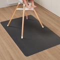 Area Floor Mat for Home, 3'×5' Black No SlipVinyl Area Rug for Hard Floor by ZPAIAreaFloorProtector