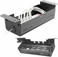 VIVO Black Screw-On Flip-Open 19 in Cable Management Box, DESK-ACMB20-S by VIVO
