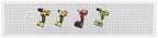 KINOMI 24 Pack Pegboard Hooks Heavy Duty Tool Hooks Peg Board Drill Holder Power Tool Holder Tool Hangers Peg Board Accessories and Hooks for Tools, Power Drills, Art and Craft Supplies etc (White) - Image 3