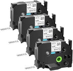 GREENCYCLE 4 Pack Compatible for Brother Ptouch HSe-241 by greencycle