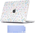 Glitter Floral Design Case for 2022-2026 MacBook Air 13" M5/M4/M3/M2 by Unknown