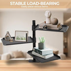 FAHKNS Multifunctional Desk Clamp Shelf, 3-Tier Clamp on Desk Shelf - Image 5