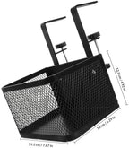 SECFOU Clamp-On Desk Organizer Tray Compact Black under Desk Storage Shelf Wire Cable Organizer for Office Classroom Workspace - Image 2