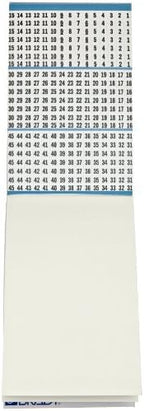 Wire Marker Book,Preprintd, Self-Adhesiv - Image 2