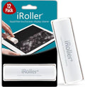 Screen Cleaner by iRoller - Pack of 12 - No Need for Spray or Wipes, Liquid Free - Reusable & Washable -Portable iPad Screen Cleaner for Touchscreen- Ideal for Smartphone, MacBook, Monitor - 3.5" by iRoller