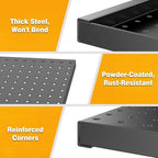 Pegboard Smith Metal Pegboard Panels 12" x 24", 3 Pack Black Wall Mounted Tool Organizer Boards, Heavy Duty Tool Storage Peg Board for Garage, Workbench, Office, Fits 1/4" Peg Hooks - Image 5