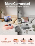 TAZENI Kindle Tablet Pillow Stand Accessories for Bed Reading, with 2 Trays - Image 3
