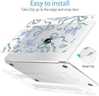 Mektron for 2026/2025/2024/2023 MacBook Air 15 INCH M5 A3448 /M4 A3241 /M3 A3114 /M2 A2941 Case, Printed Plastic Hard Shell Cover with 15.3" Liquid Retina Display Touch ID, Bows C355 - Image 5