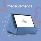 Flippy Original Tablet Pillow Stand & iPad Holder, Gift for Book Lovers & Readers, Multi-Angle Stand with Storage for Lap, Desk & Bed, Compatible with Kindle, Fire, iPad & Samsung, BlueHue 4.0 - Image 2