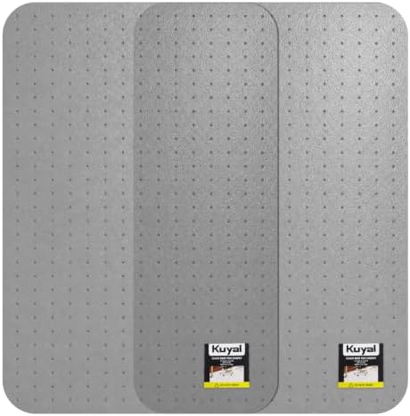 Kuyal Office Chair Mat for Carpet, Set of 2, Heavy Duty Computer Chair Mat by Kuyal