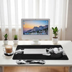 Skeleton Hands Desk Mat Set Dark Gothic Art Large Mouse Pad with Wrist Rest 4in1 Desk Mat for Desktop Ergonomic Keyboard Wrist Support Anti-Slip Computer Ergonomic Mouse Pad Home Office Gaming - Image 6