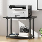 Asgolion Printer Table, 2-Tier Under Desk Printer Stand, Printer Cart - Image 5