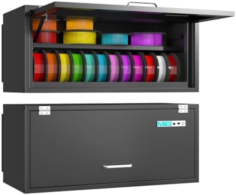 Wall Mount Filament Moisture-Proof Storage 20 Rolls by VCGGAIP