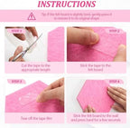 6.7 x 5.9 in 16 Pcs Hexagon Cork Board Tiles, Felt Pin Boards, Pink - Image 4