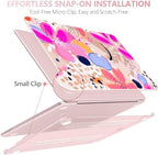 DONGKE Compatible with MacBook Neo 13 Inch Case 2026 A3404 A18 Pro chip & Touch ID, Plastic Hard Shell with Keyboard Cover, Screen Protector & Dust Plugs, Floral Artistic - Image 5