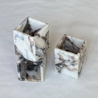 Natural Marble Stone Square Storage Container Empty Vessel Holder Cup for Candle/Pens/Sundries items (White Elephant Marble) - Image 5