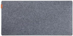 Desky Cork/Felt Desk Pad Large 24.4x11.8 inches Light Grey by Desky