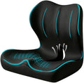 Seat Cushion for Office Chair and Car, Ergonomic Memory Foam Seat Cushion with Lumbar Support Pillow, Orthopedic Cushion for Sciatica & Back Pain, Black by Unknown