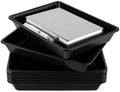 gisgfim 12 Pack Letter Size Stackable Paper Trays for Classroom, Black by gisgfim