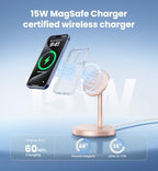 Magnetic Wireless Charger, 2-Pack 25W Fast Mag-Safe Stand for iPhone 17-12 - Image 2