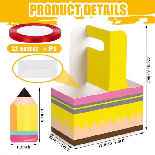 Qinyoung Back to School Teacher Gift Set, Plastic Cups, 24 Sets, Classic - Image 3