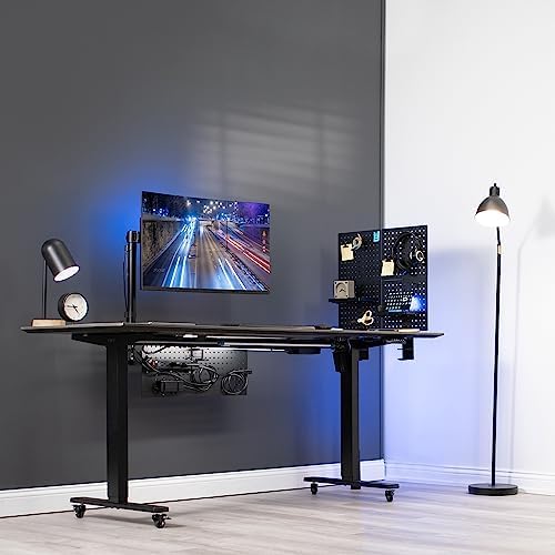 VIVO White Clamp-on 20 x 24 inch Desk Pegboard, PP-DK24W - Image 2