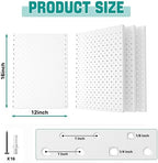 EVERHANGER Metal Pegboard Panels, Heavy Duty Pegboard Wall Organizer - Image 2