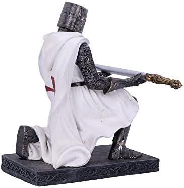 Nemesis Now Knight's Oath Pen Holder, Whilte, 16.8cm, White - Image 4
