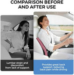 BEBAS Ergonomic Lumbar Support Pillow for Car, Memory Foam Car Back Cushion - Image 5