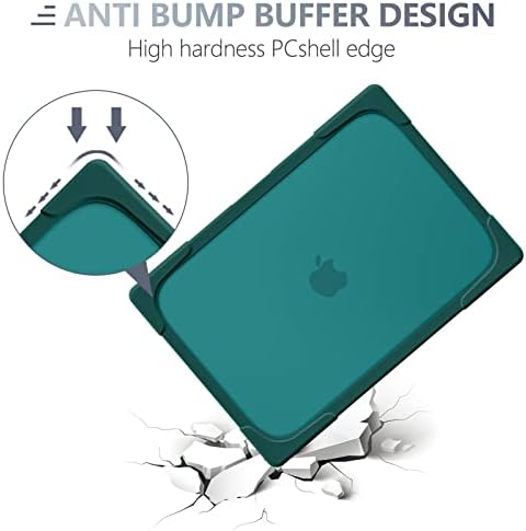 Batianda Heavy Duty Case for MacBook Air 13 Inch 2018-2020, Deep Teal - Image 5