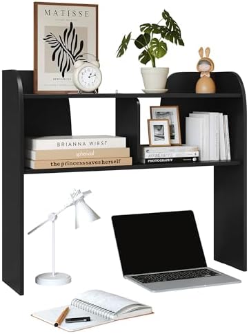 37" Wooden 3-Tier Desktop Bookshelf - Image 3