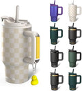 Frost Buddy Thicc Buddy 16oz Tumbler - Stainless Steel (Beige Checkered) by FrostBuddy