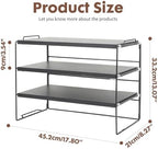 ShellKingdom Desk Shelf Organizer, 3 Tier Desktop Shelves, Adjustable Bookshelf Storage Rack and Office Cubicle Decor for Tabletop, School, Office, Dorm Organization (Black) - Image 2