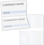 StoreSMART - Clear Folding Business Card Holders - 500 Pack - Polypropylene Plastic (RPP2915C-500) by StoreSMART