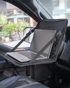 JOYTUTUS 3 in 1 Steering Wheel Eating Tray Upgraded(16.1 * 10 inch), Car Back Seat Laptop Desk, Multifunctional Car Office Bag, Car Work Table for Writing, Car Organizer for Kids, Commuters, Family by JoyTutus
