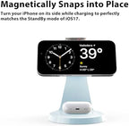 3 in 1 Charging Station for Apple Devices,Mag-Safe Charger Stand Fast Charging,Wireless Charger for iPhone 16/15/14/13/12 Series,& AirPods,& iWatch(USB Charger Included) - Image 3