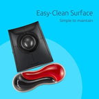 Kensington Slim Duo Gel Mouse Wrist Rest Support Cushion for Low Profile Mice & Trackballs, Ergonomic Mouse Wrist Support for Pain Relief, Comfortable Non-Skid Gel, Red 7.56" x 2.83" x 0.87" K62440NA - Image 5