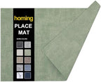 homing Faux Leather Heat Resistant Placemats 6 Packs by homing