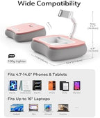 LULULOOK 2-in-1 Lap Desk & Kindle Pillow Stand with Beanbag - Image 7