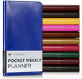 Gallery Leather Pocket Weekly Planner 2026-2027 Acadia Malibu by GalleryLeather